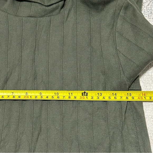 Wild fable Olive Green Turtleneck Midi Dress size XXL - Picture 8 of 9
